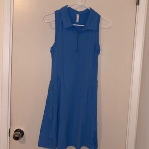 Zella Replay Sleeveless Polo Dress and Shorts Set XS